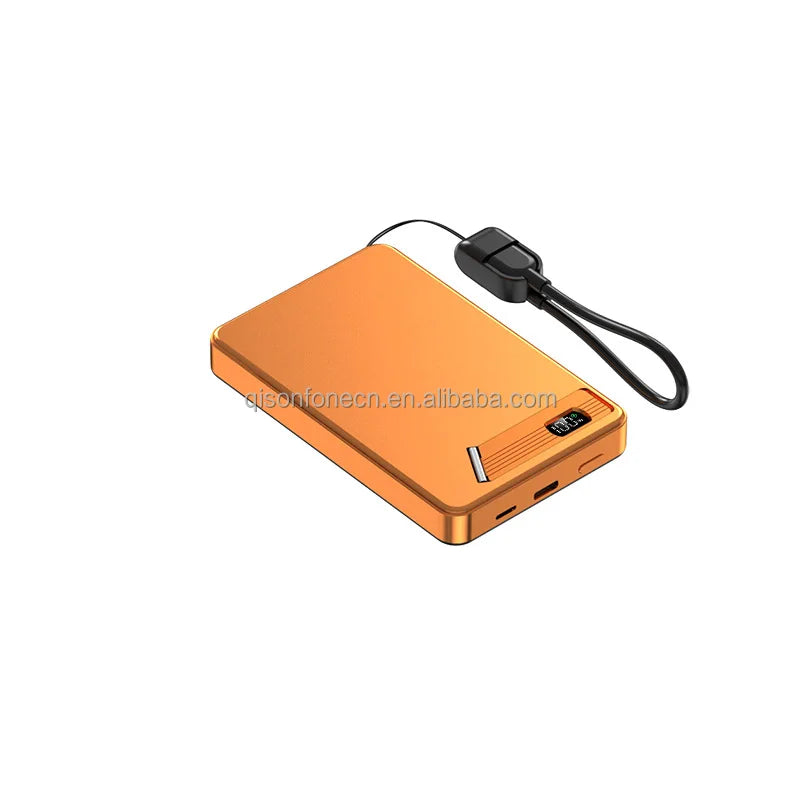 Fast Charging Wireless Power Banks Charger 10000 Mah Mini Magnetic Power Bank 22.5w