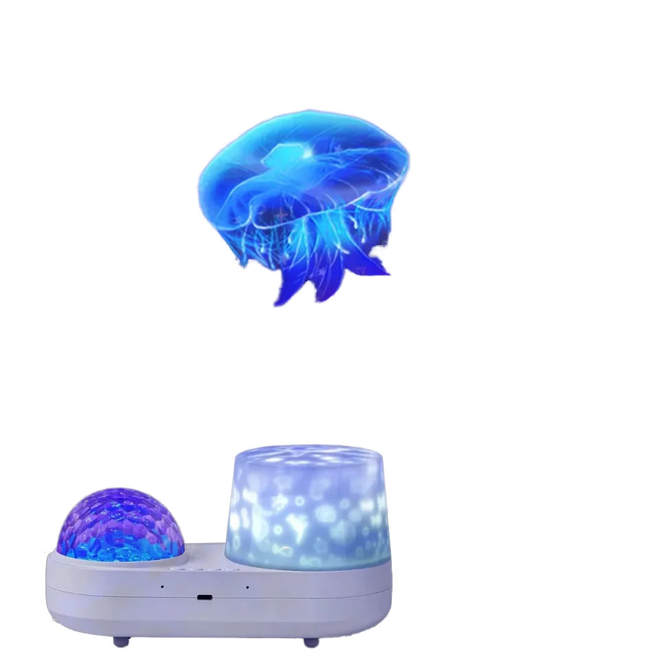 New Indoor LED Child'S Bedroom Rechargeable ABS Star Night Light Jellyfish Starry Sky