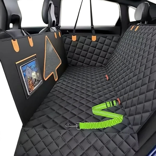New Waterproof Dog Car Seat Cover 6-IN-1 600D Oxford Fabric Pet Back Seat Mat Scratch