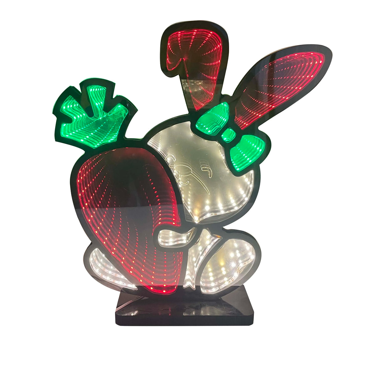 Personalized Indoor Home Window Decorations Butterfly LED 3D Infinity Mirror Halloween