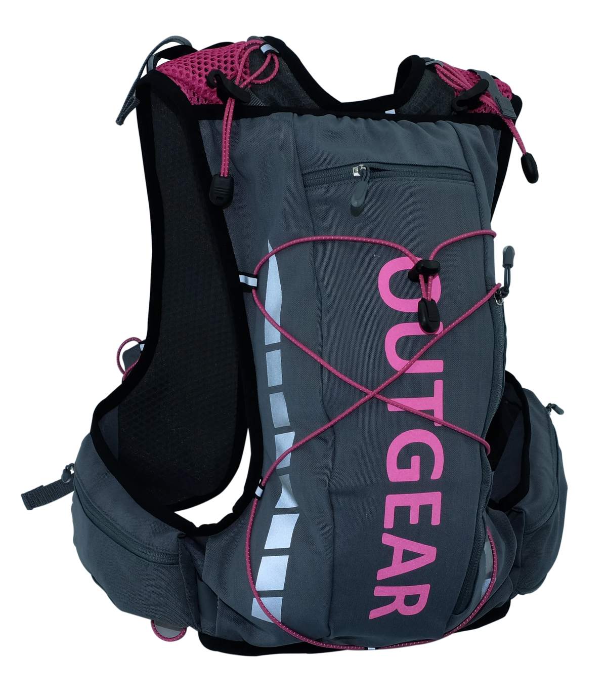 Fashion Nylon Waterproof Hydration Running Vest Backpack Cycling Hiking Marathon-Portable