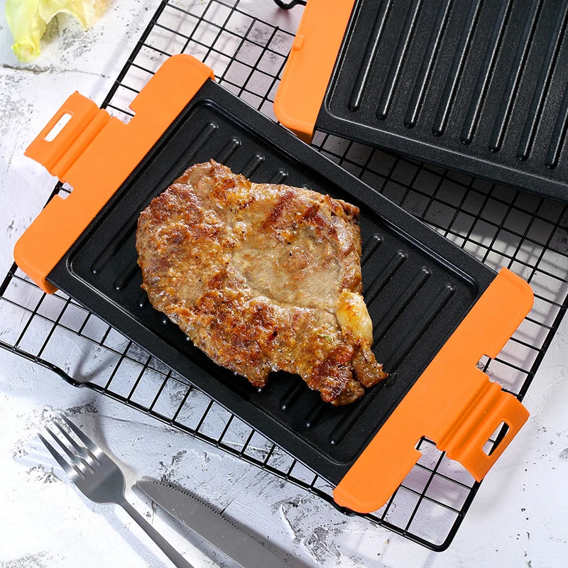 China Mini Waffle Maker Machine Sandwich Makers for Micro-Wave Oven