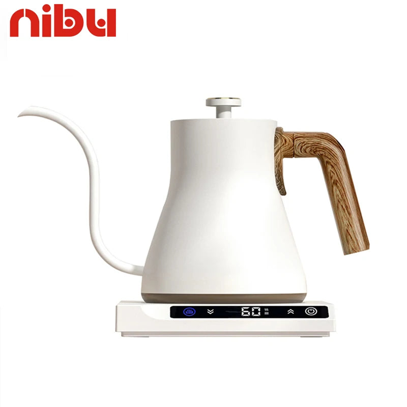 Drip Coffee Kettle Hand Brewed Pot Gooseneck Pour Over Electric Coffee Kettle