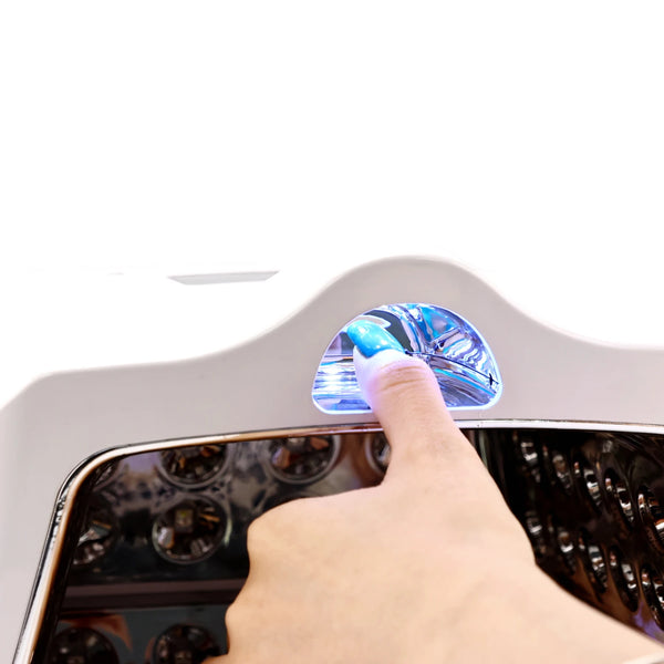 128W UV LED Nail Lamp Portable Cordless Gel Polish Dryer 365 Nm 405 Nm Fast Curing