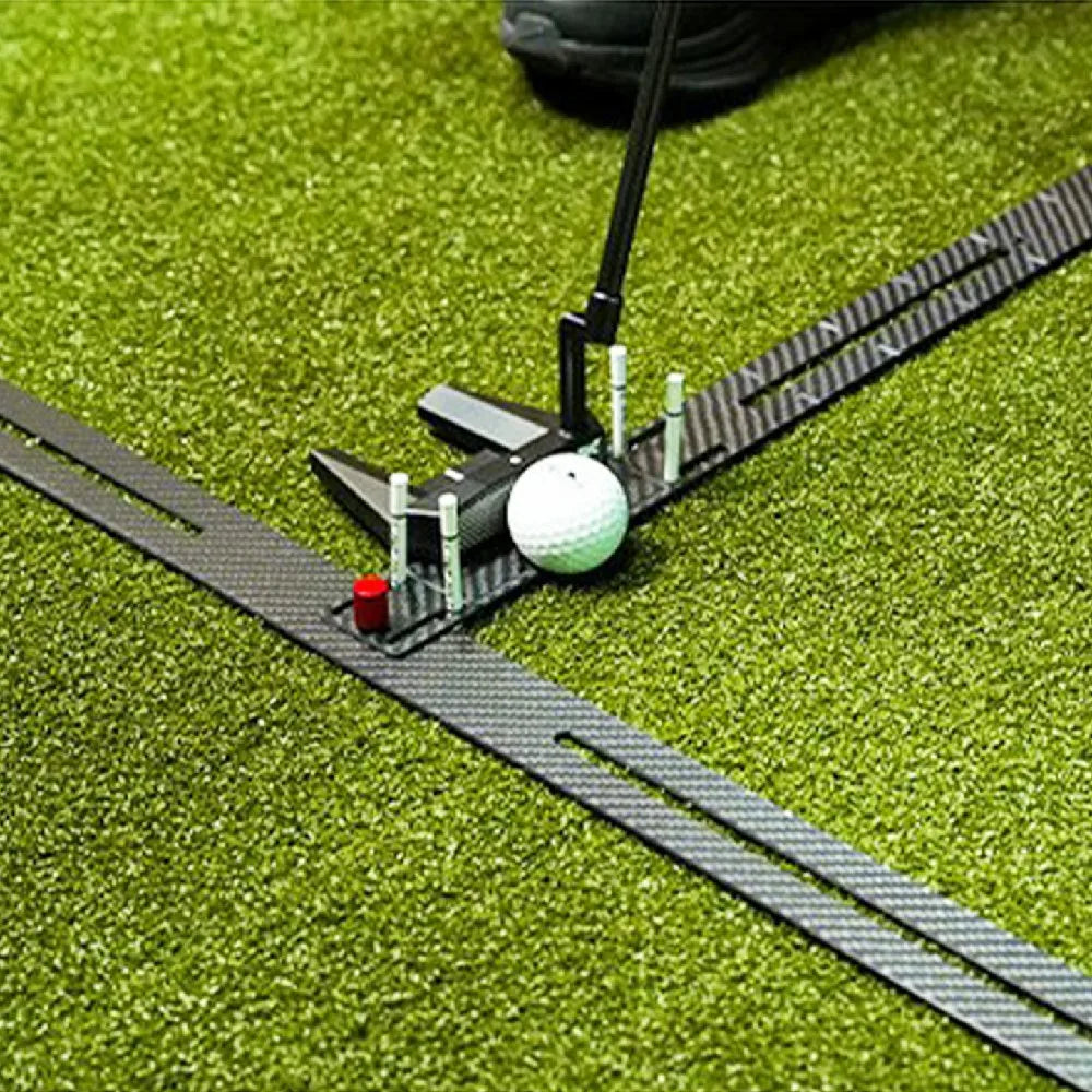 SwingPerfect Golf Carbon Fiber Dual Rail Swing Path Trainer