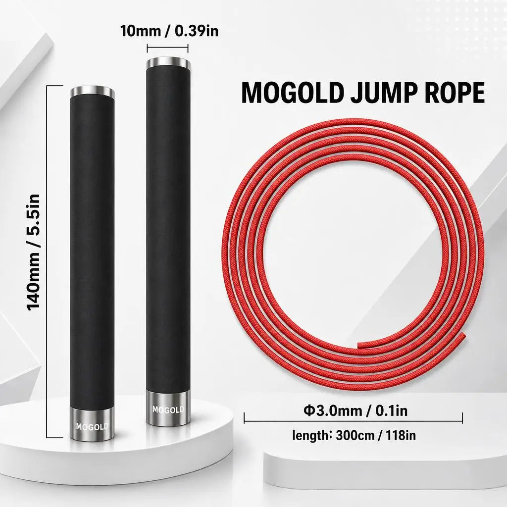 Eco-Friendly Jump Rope For Fitness With Nylon Rope Cord In 3 Meters Long Easy Adjustable