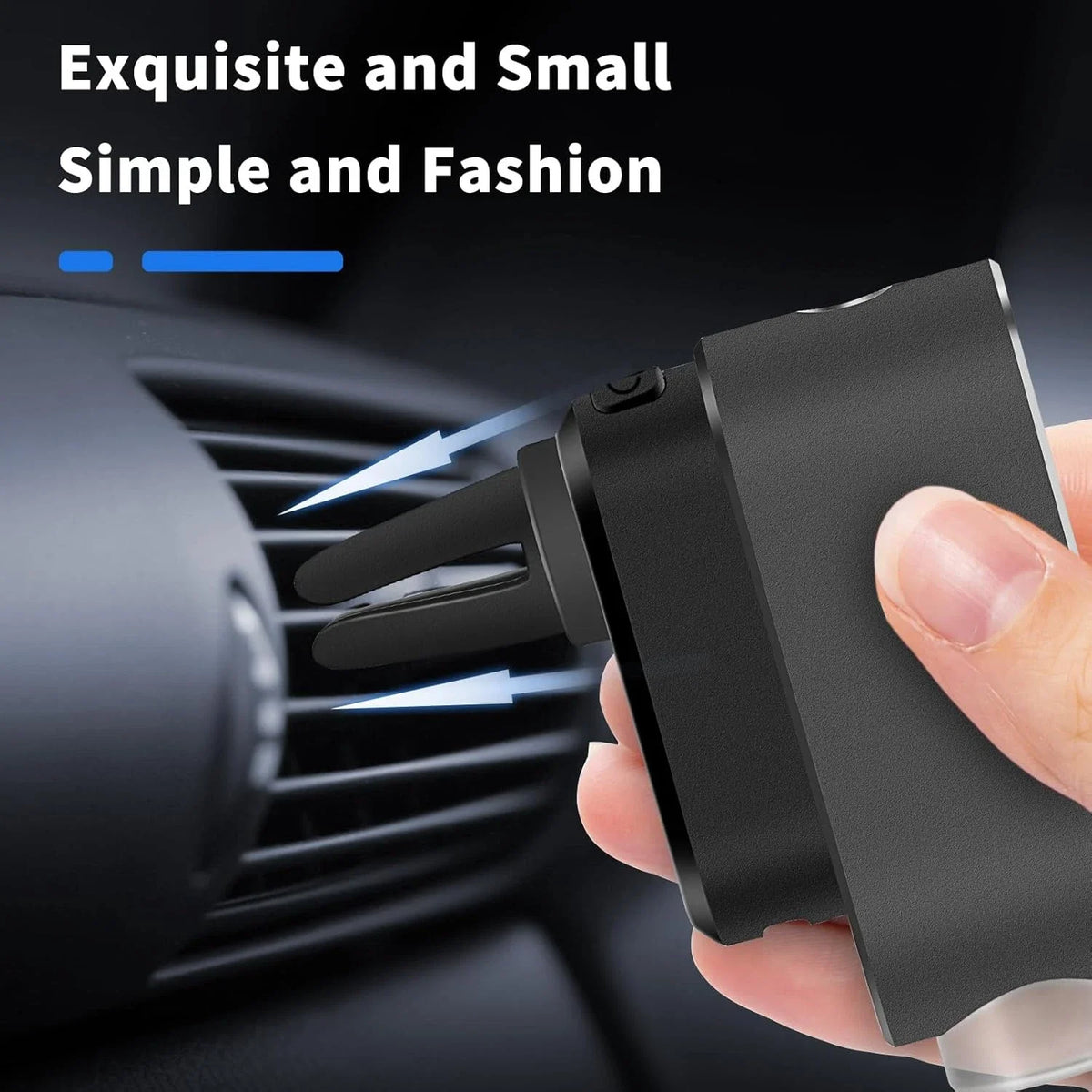 Mini Smart Automatic Car Fragrance Oil Diffuser Type-C Rechargeable Waterless Car Aroma