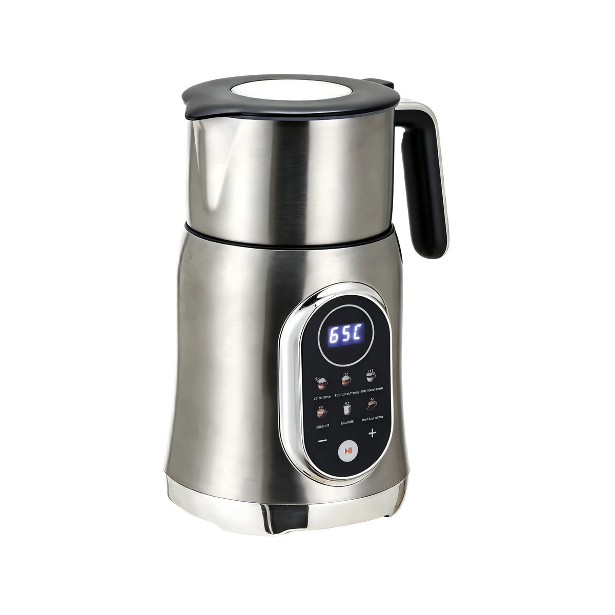 Customizable Multi-Function Electric Milk Frother with Touch Screen Big Capacity