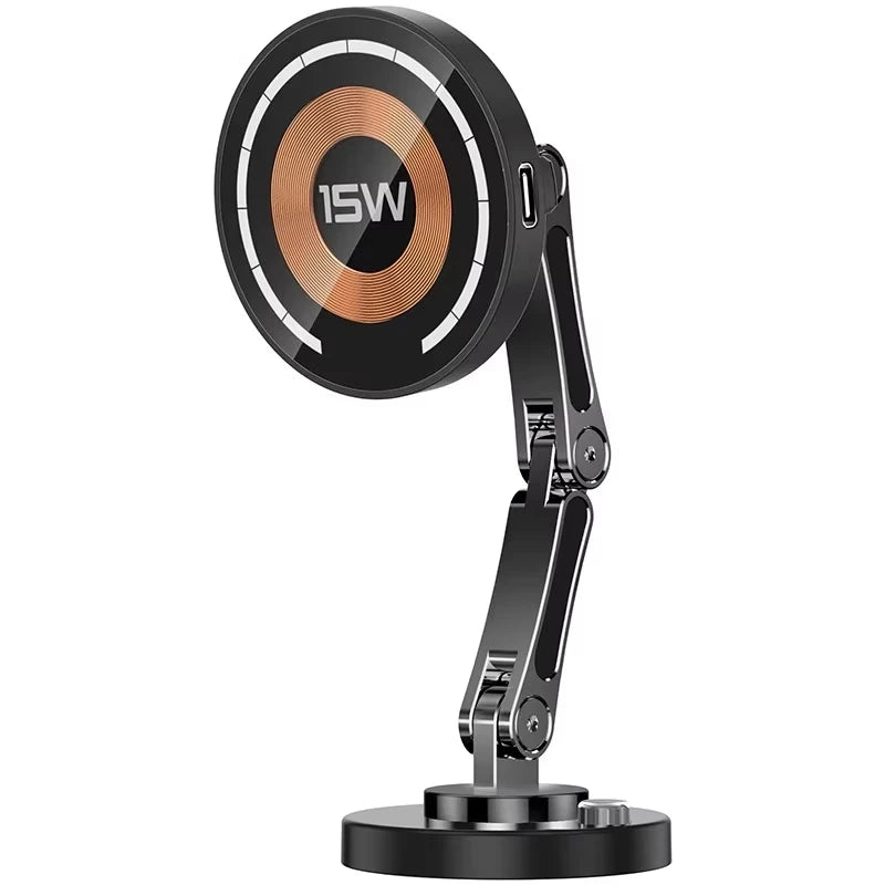 360 Degree Rotation Universal Cell Mobile Bracket Foldable Magnetic Car Phone Holder