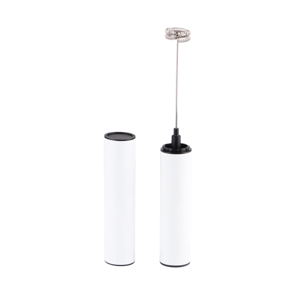 2 Speed Portable Rechargeable Stainless Steel Electric Milk Frother Coffee Frother