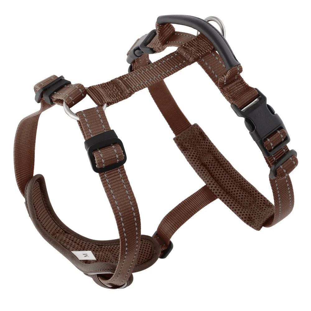 Adjustable Reflective No Pull Dog Harness with Handle Breathable Padded Pet Walking