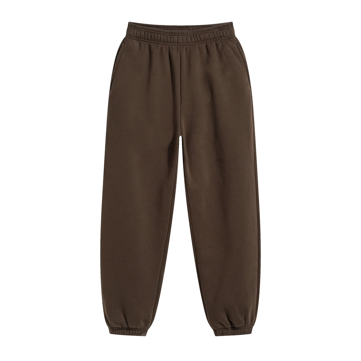 400g Custom Designed Fleece Sports Pants Lined Casual Leggings with Drawstrings