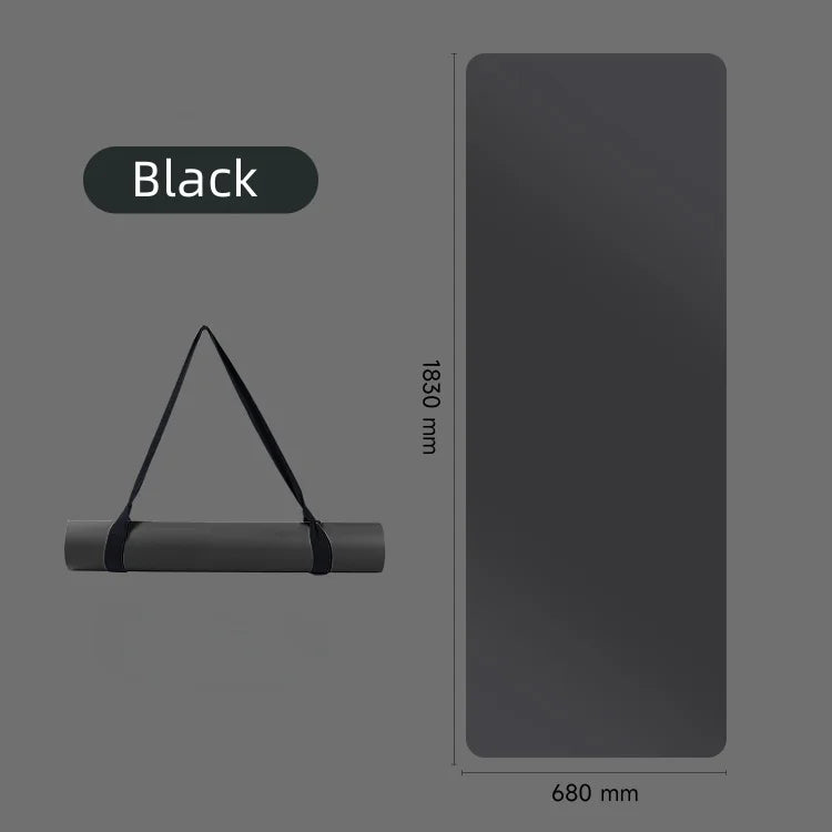 Absorb Sweat Durable Pilates Mat Non Slip Eco Friendly Anti Slip Pu Rubber Yoga Mat