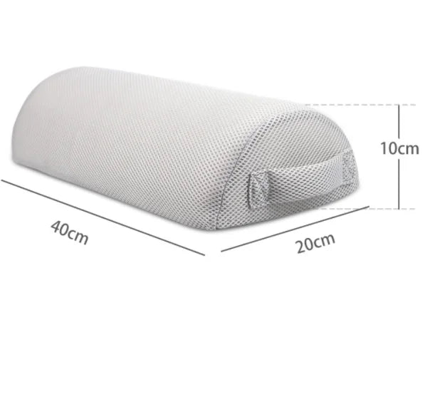 Adjustable Memory Foam Foot Rest for Office Chair Solid Pattern Knitted Technics