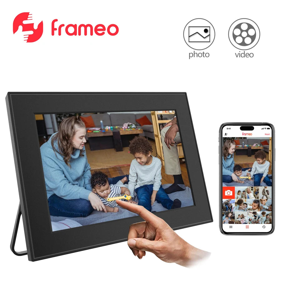 10.1 Inch 1280*800 16:10 32GB Wifi Touch Smart Digital Photo Picture Video Frame Plastic