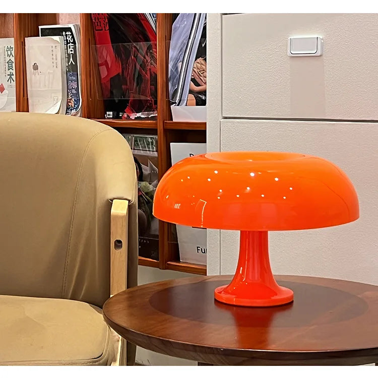 Modern Mushroom Lamp Cordless LED Night Light With Warm White Light For Bedrooms Home