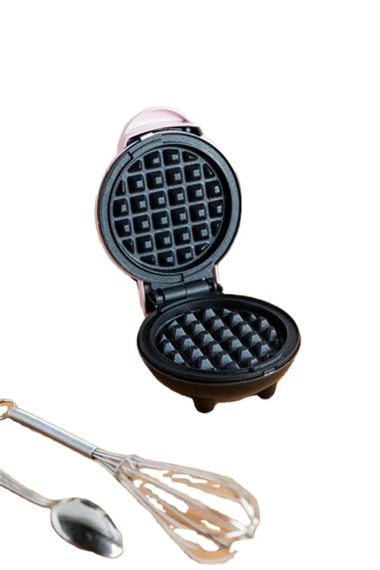 Mini Waffle Maker with Adjustable Temperature Control
