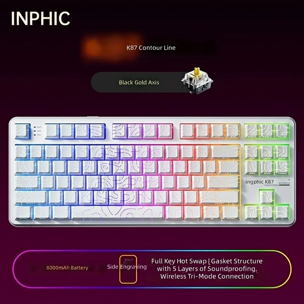 K87PRO Mechanical Keyboard USB Wireless Wired Three-Mode Customized E-Sports Gaming