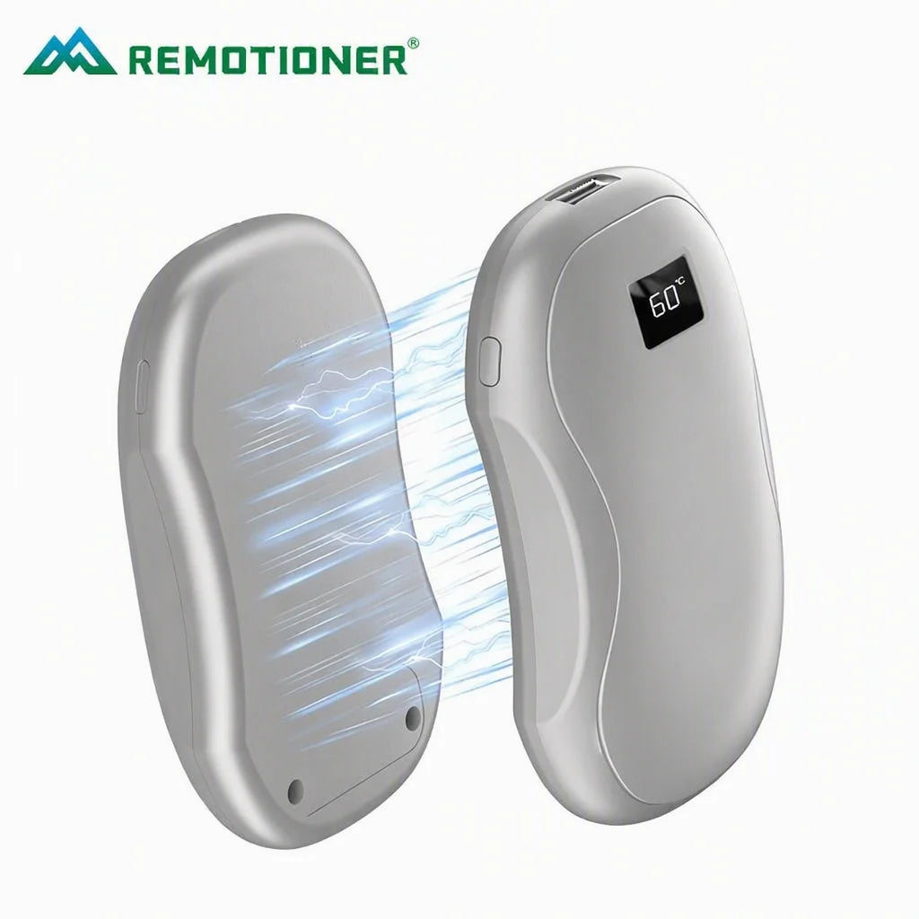 ( :50) Magnetic Detachable 2-in-1 USB Rechargeable Pocket Mini Small Hand Warmer