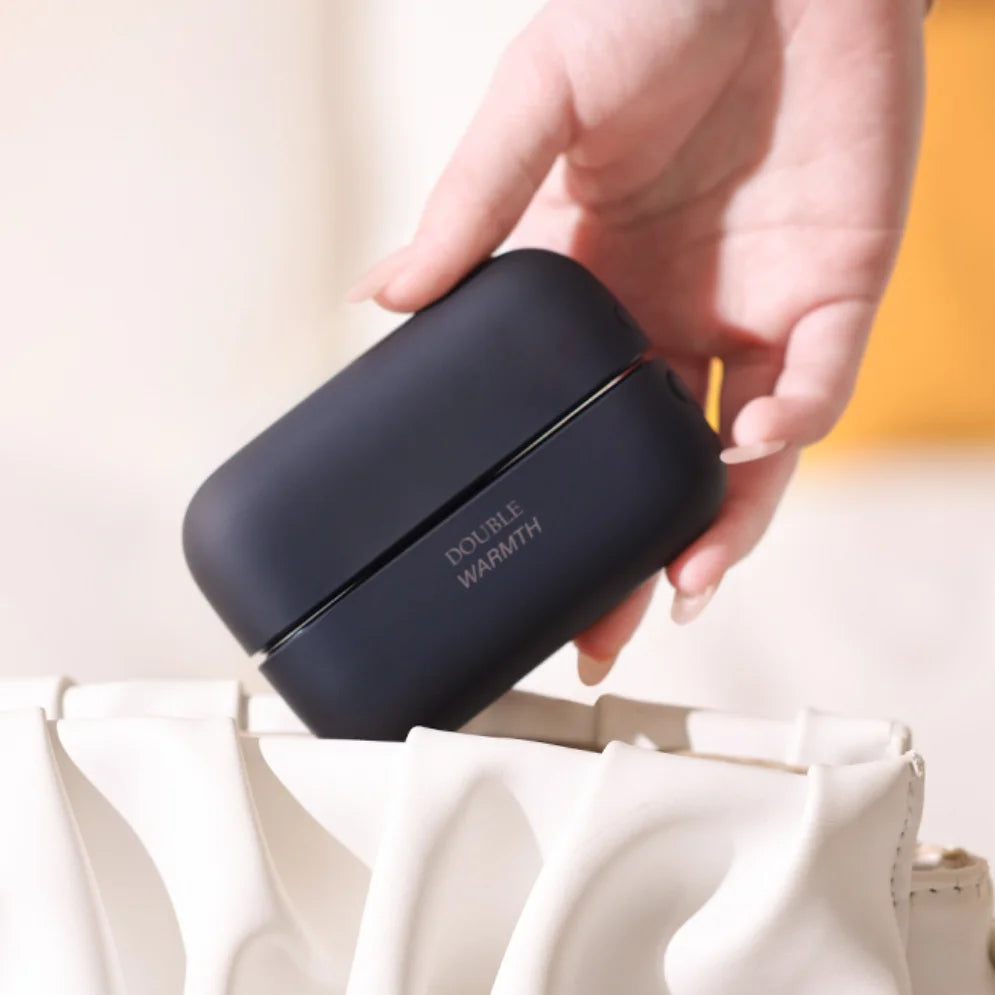 Magnetic Electric Hand Warmer 2 Pack 6000mAh Rechargeable USB Portable Mini Overheat