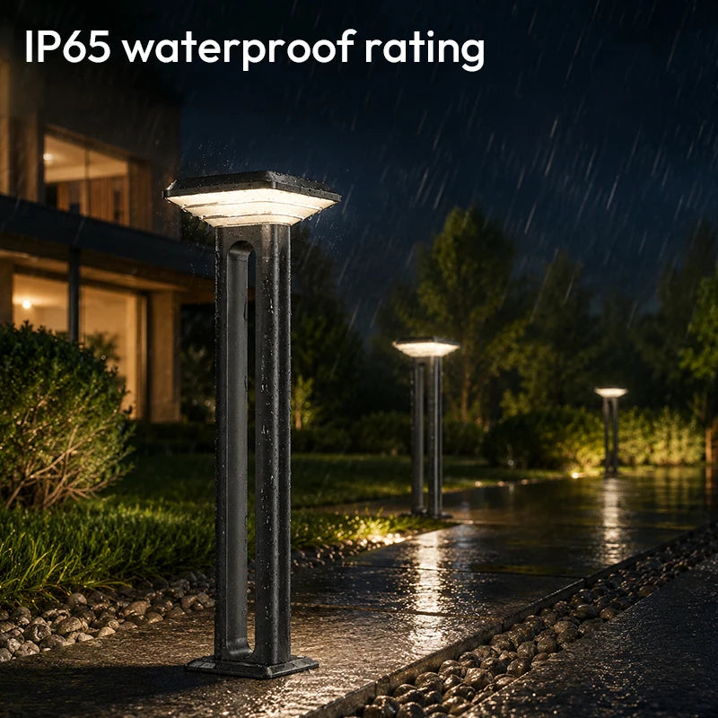 Perfect Quality 40CM 80.7CM Height IP65 Aluminum PC 10W Outdoor Solar Garden Decorative