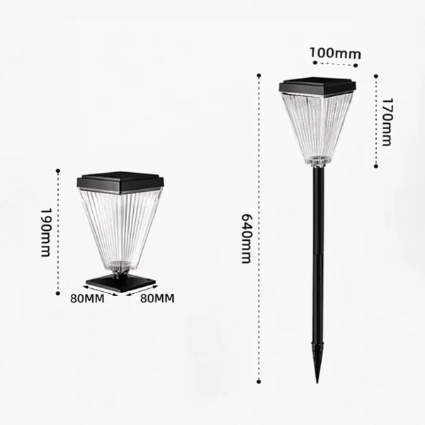 Solar Outdoor Lights Villa Garden Lawn Lamp Waterproof Bright GroundPlug Decorative Light