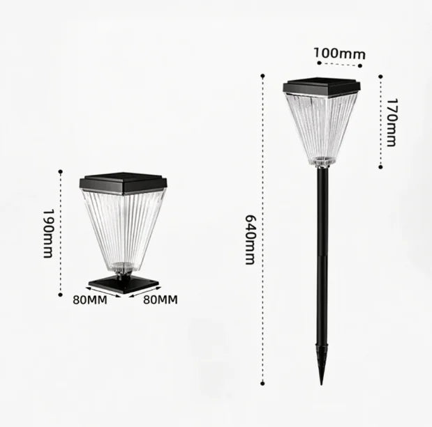 Solar Outdoor Lights Villa Garden Lawn Lamp Waterproof Bright GroundPlug Decorative Light
