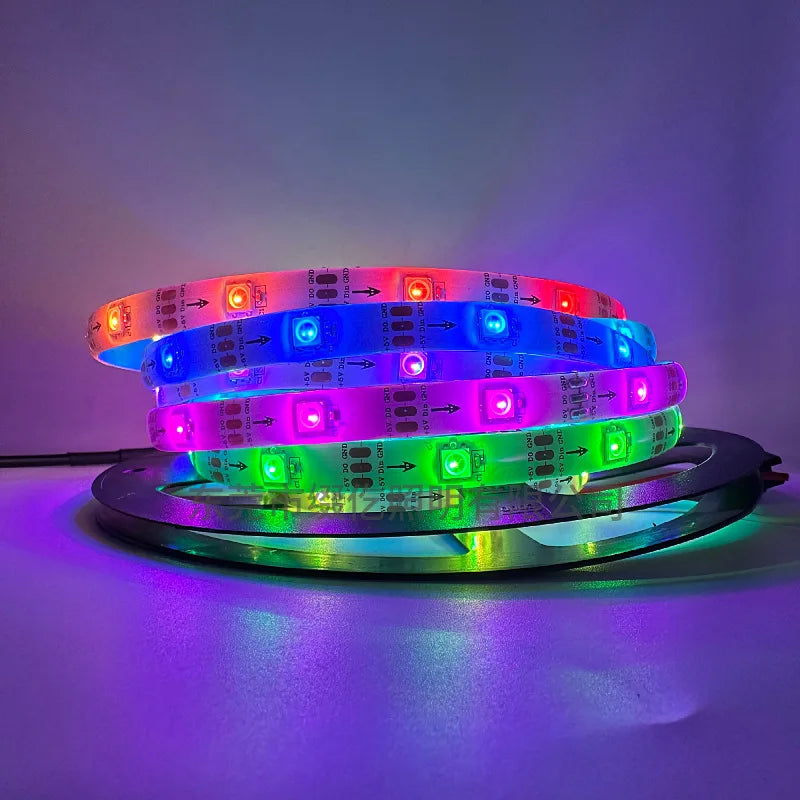 Smart RGB LED Strip Lights Flexible Color Changing Tape Light with Remote & Music Sync