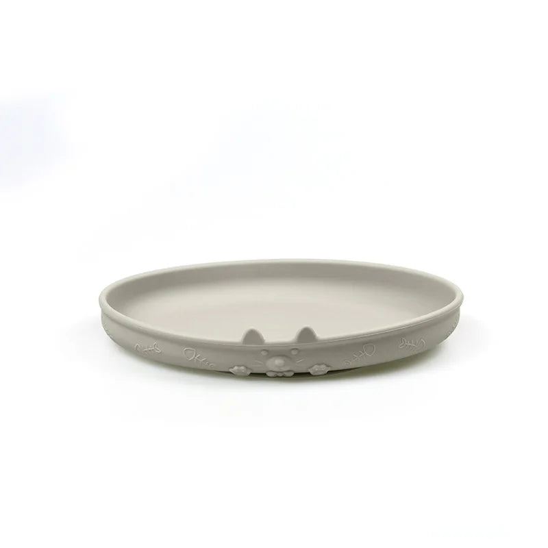 Food Grade Silicone Baby Feeding Set With Cup Bowl Plate Bib Spoon and Fork Easy Clean