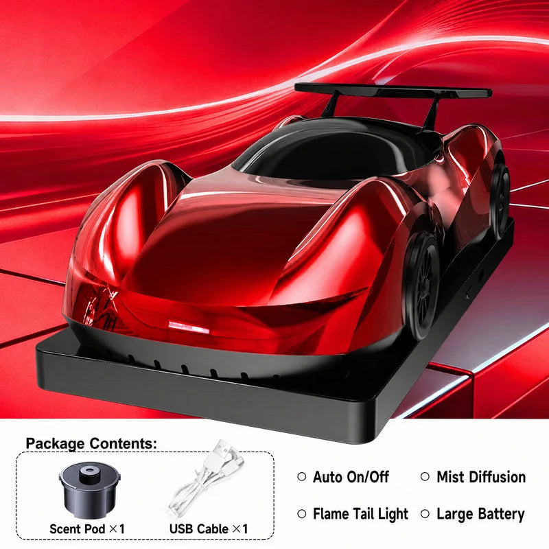 Sports-Car-Style Smart Car-Shaped In-Car Aroma Diffuser Auto-on/Off Function High-End Car