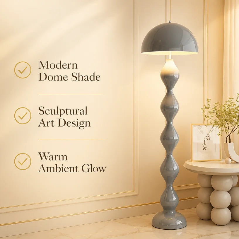 Creative Corner Led Mushroom Floor Lamp Standing Modern for Living Room DéCor