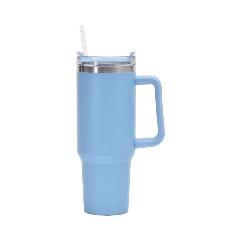 40Oz Stainless Steel Tumbler with Handle Insulated Tumbler Stainless Steel Cup Custom Cups