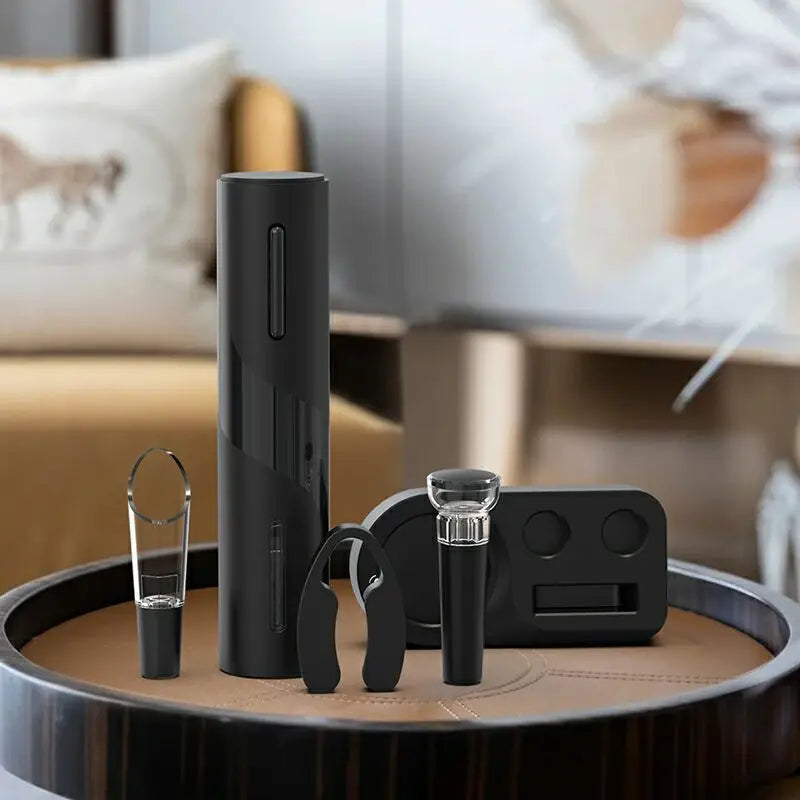 Custom Rechargeable Stainless Steel Wine Opener Set