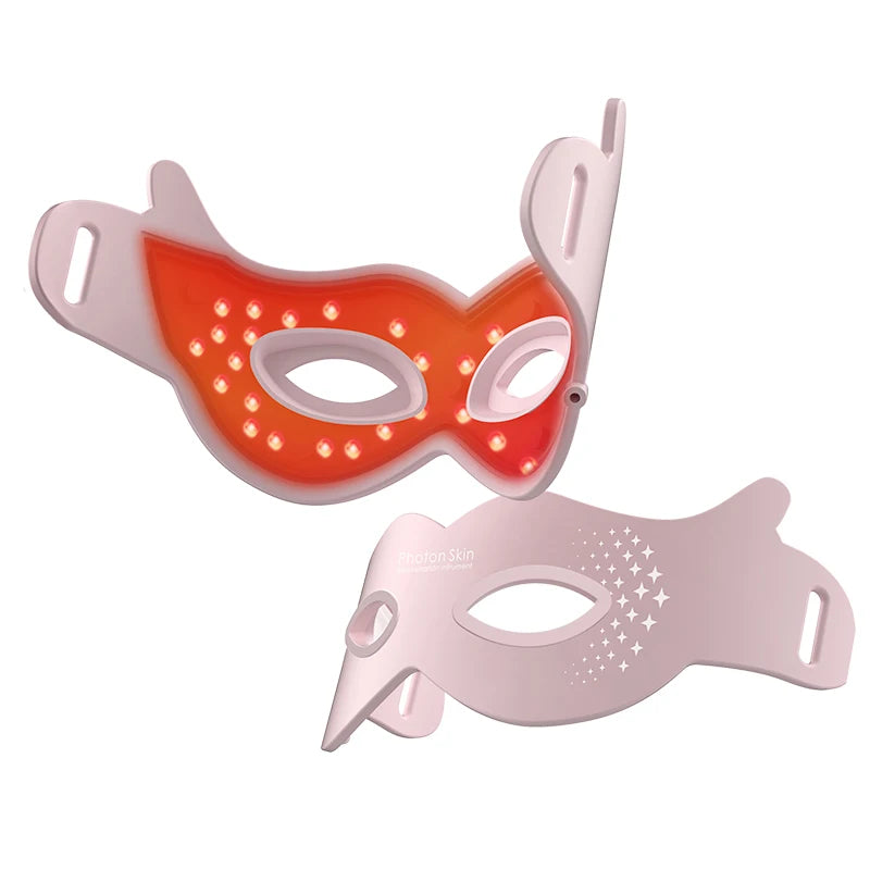 Silicone LED Face Mask with 4 Light Colors, 630nm Red and 850nm Infrared