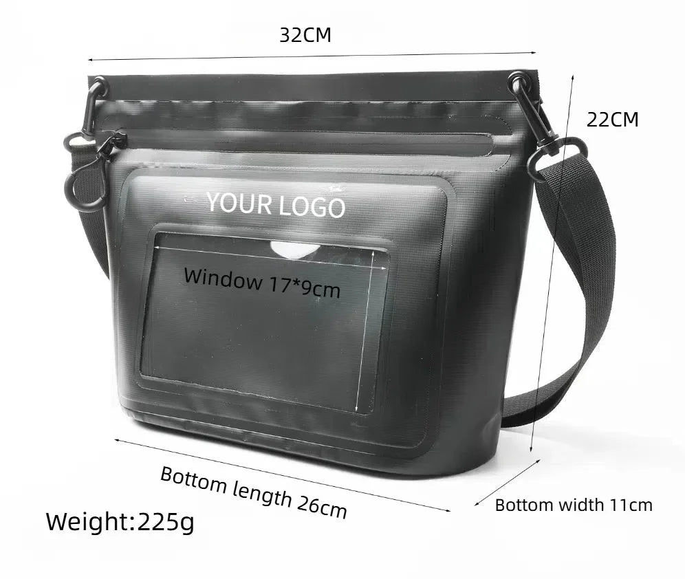 Portable Waterproof PVC Dry Bag Airtight Zipper Fashion Style Outdoor Survival Phone
