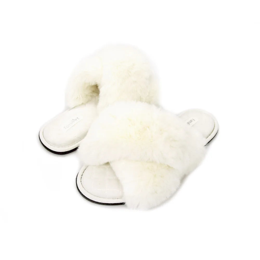New Slip-on Casual Vacation Platform Cross Toe Super Soft Slippers Sandals Women'S Outer