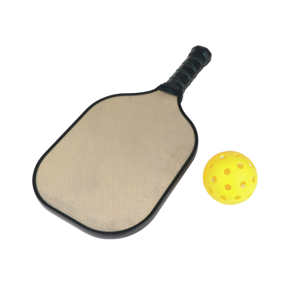 Approved Portable Pickleball Paddles Set 2 4 Balls Honeycomb Core Glass Fiber Sports