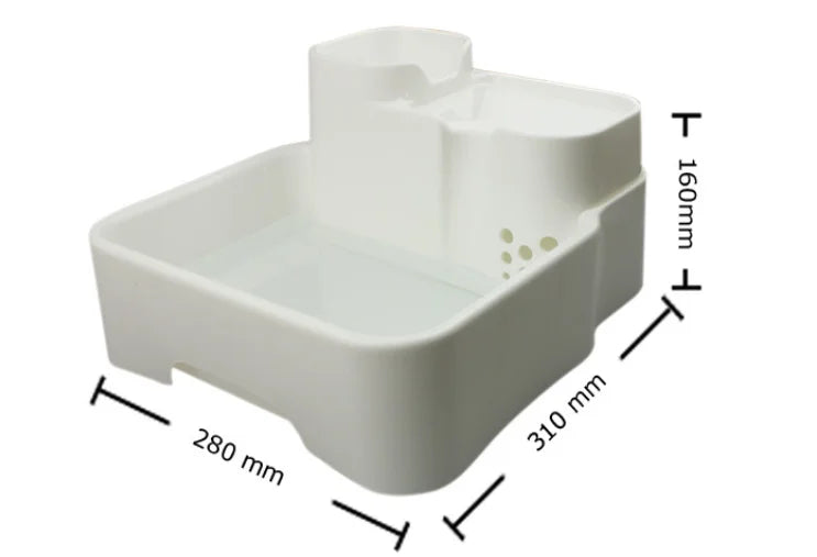 Waterfall Circulating Pet Drinker with Automatic Cat Water Fountain