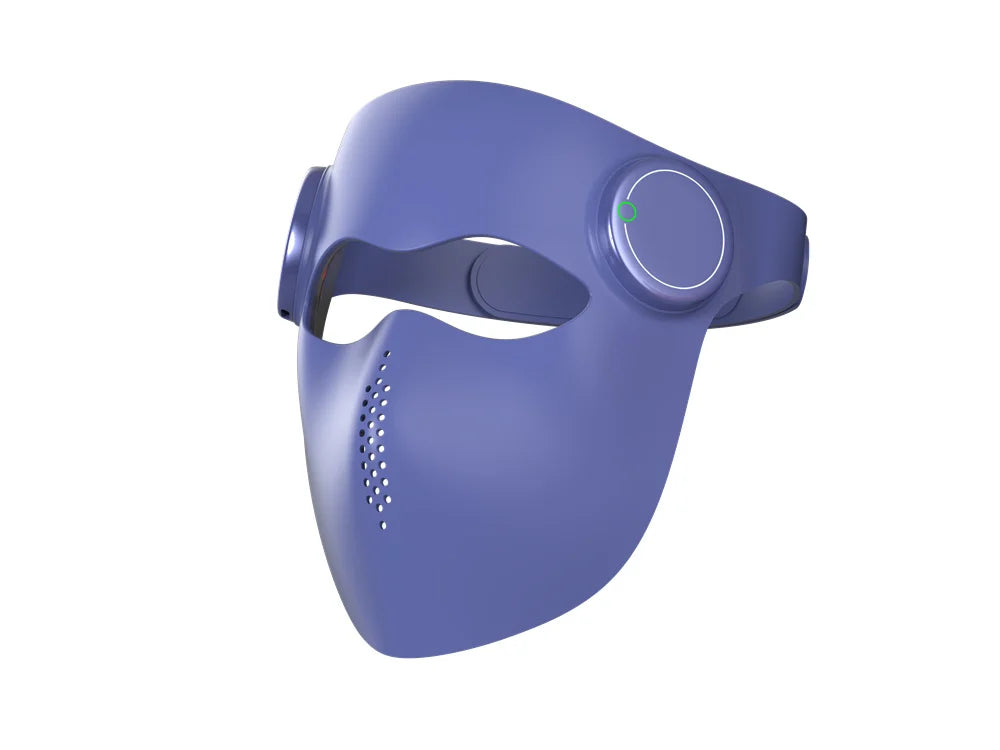 Wireless LED Face Mask with Red and Infrared Light Modes, 9 Colors