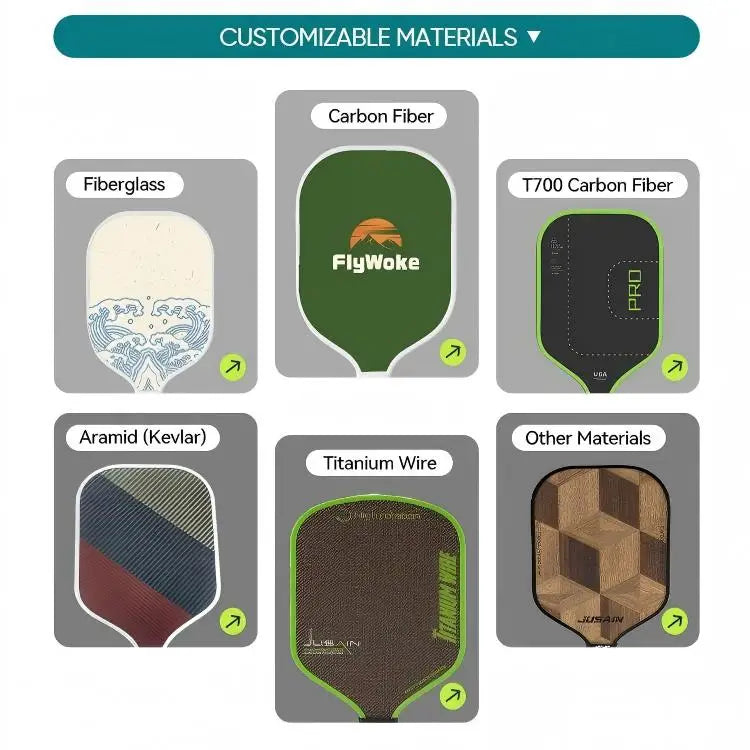 High Elastic Wear Resistant Carbon Fiber Pickleball Paddle Full Sports Kit