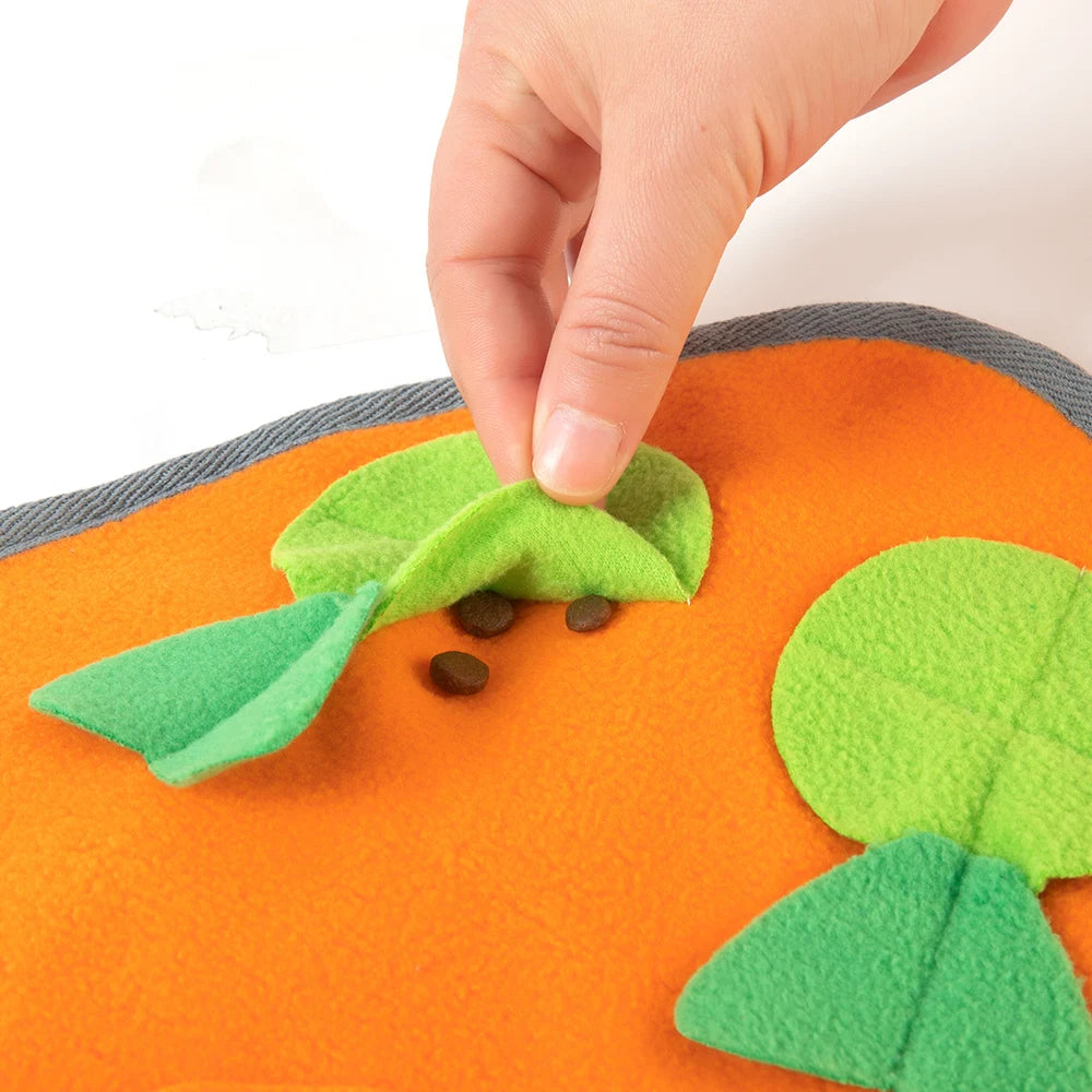 Washable Cotton Dog Snuffle Mat Eco-Friendly Slow Feeding Lick Pad Interactive Pet
