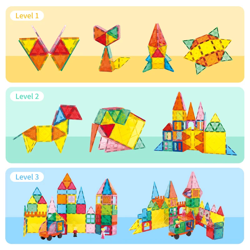 Strong Magnet Magnetic Building Blocks Magnet Tiles Education Toys Magnetic Tiles