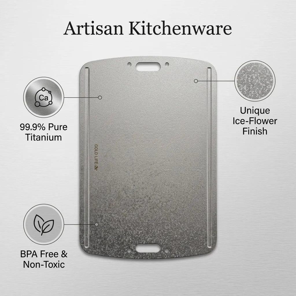 Agent Pure TitaniumIce-Flower Cutting Board