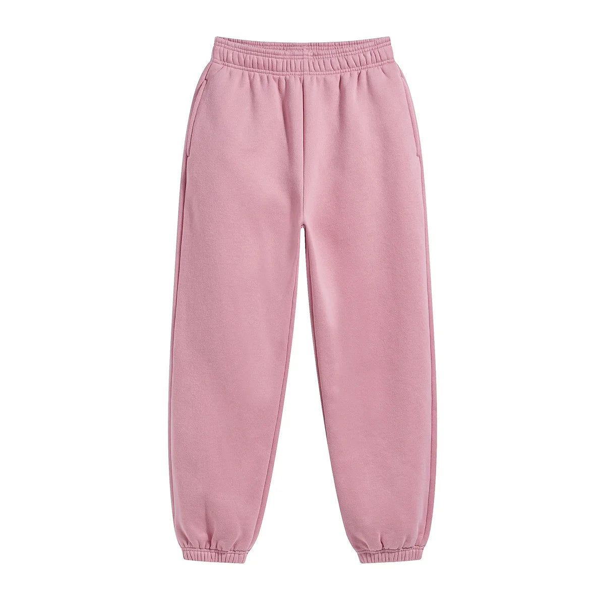 400g Custom Designed Fleece Sports Pants Lined Casual Leggings with Drawstrings