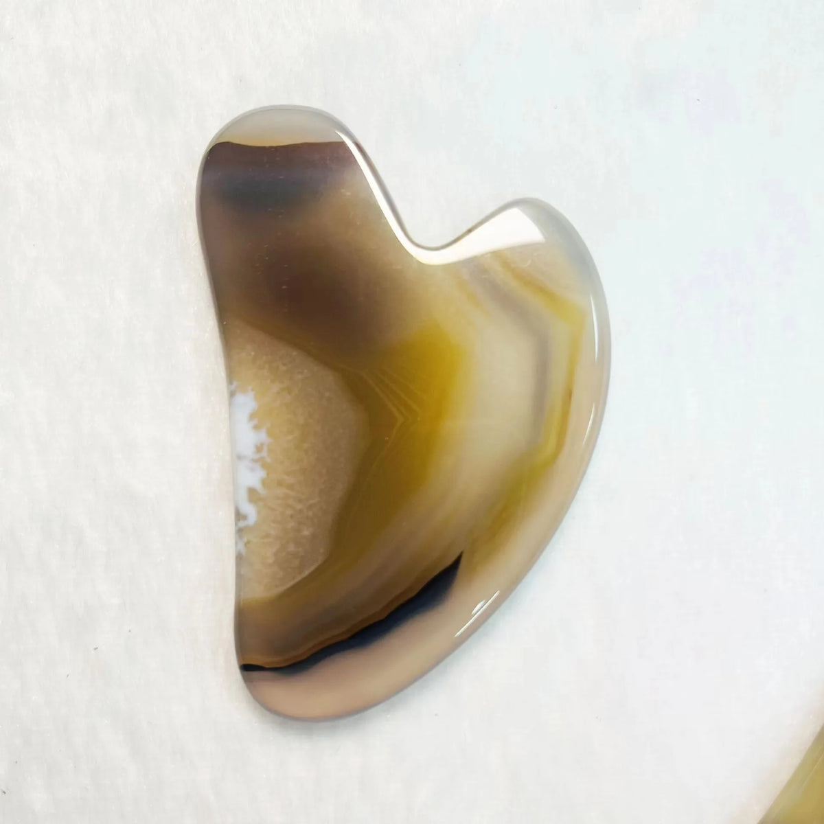 Natural Crystal Gua Sha Stone with Optional Face Roller in 9 Colors