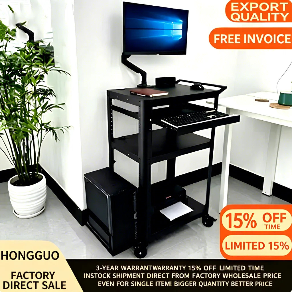 Brand Cold-Rolled Steel Adjustable White Laptop Stand for Home Office Use