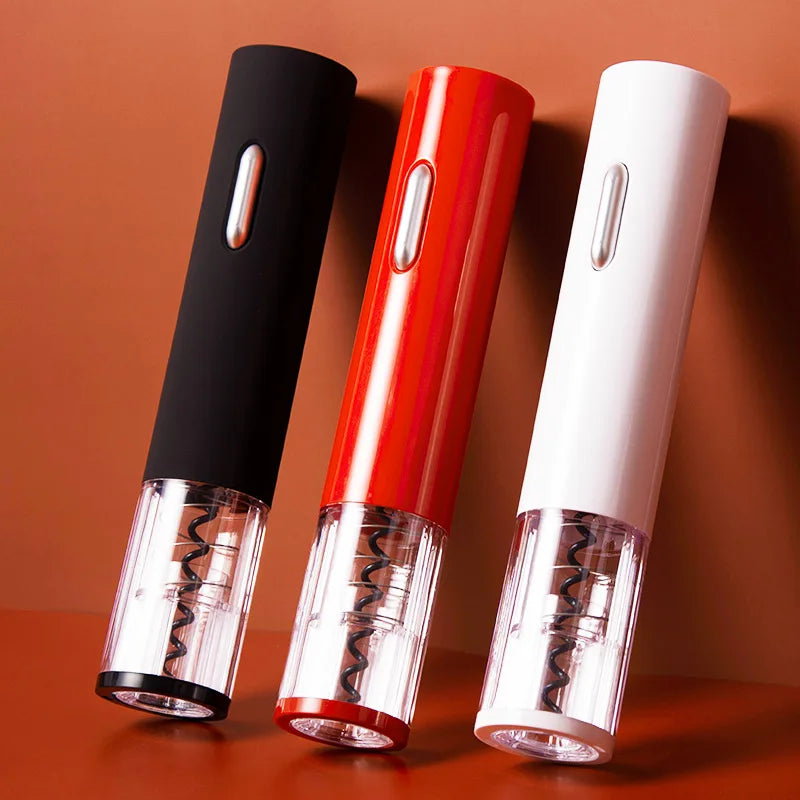 Handheld Cordless AA Battery Operated Electric Wine Bottle Opener Corkscrew Key Set