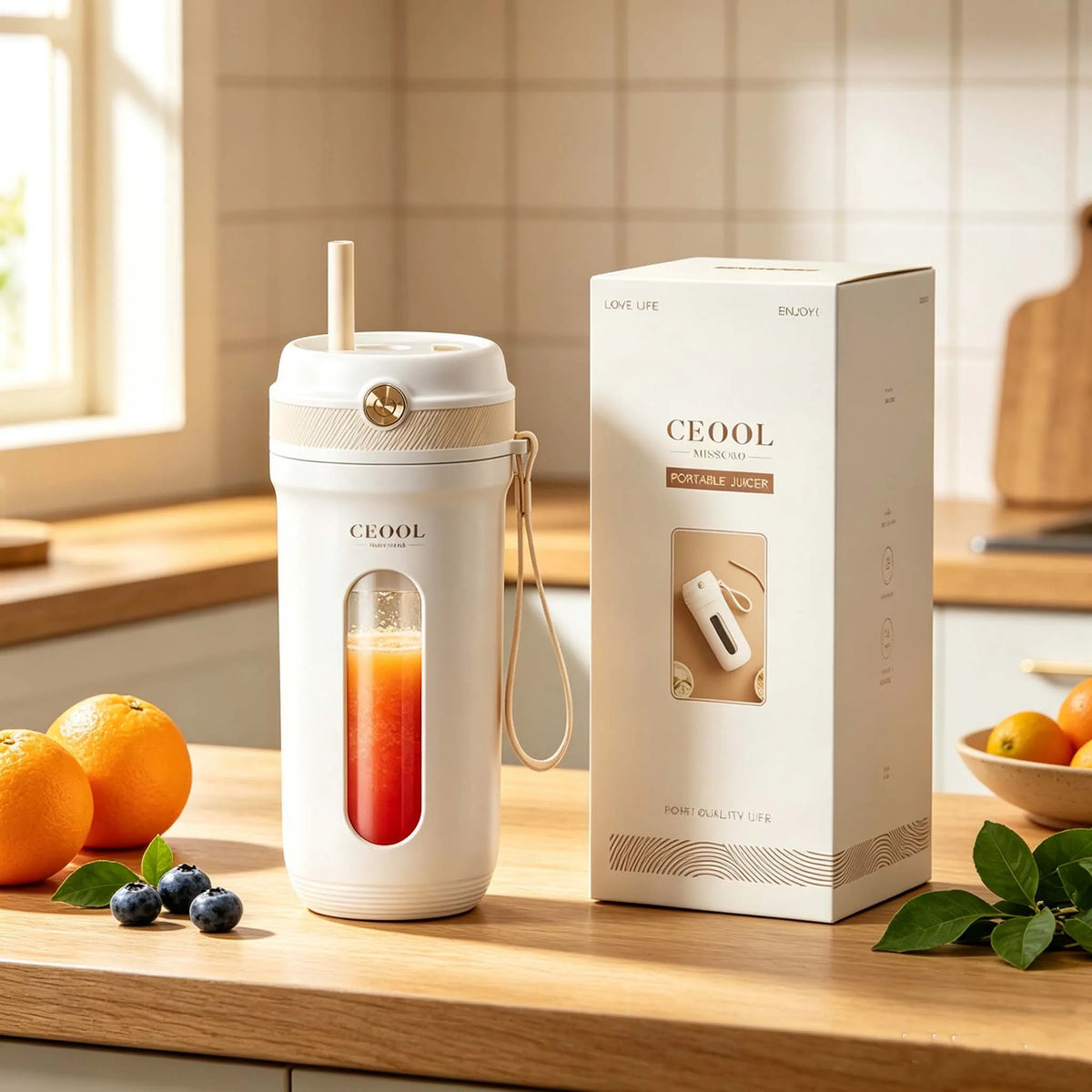 Mini Blender Portable Fruit Juicer Licuadora Portatil Usb Rechargeable Multifunctional