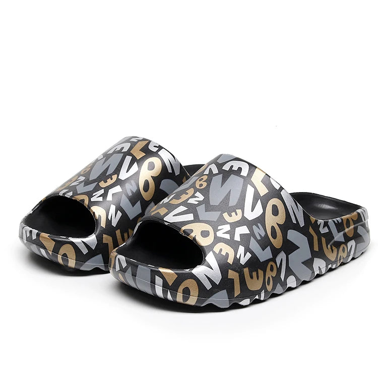 Women Indoor Outdoor Pillow EVA Soft Shower Cloud Slides Lightweight Summer Sandals