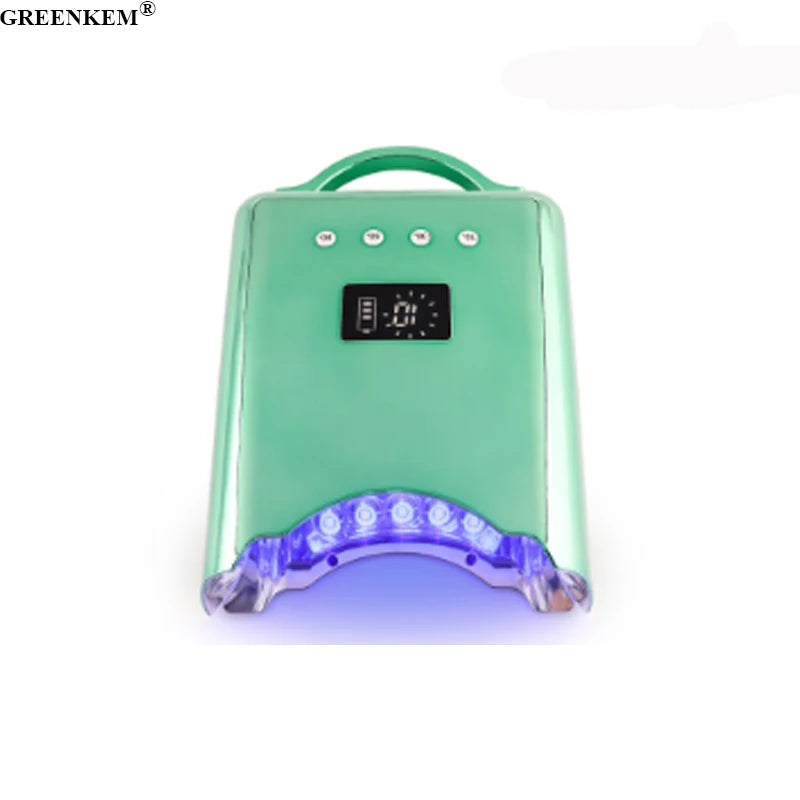 Black Pink Manicure Table Nail Gel Polish Curing Rechargeable Nail Dryer SUN UV Hybrid